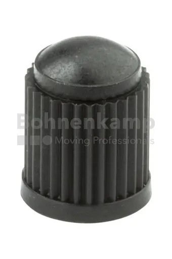 Ventilkappe schwarz, Kunststoff