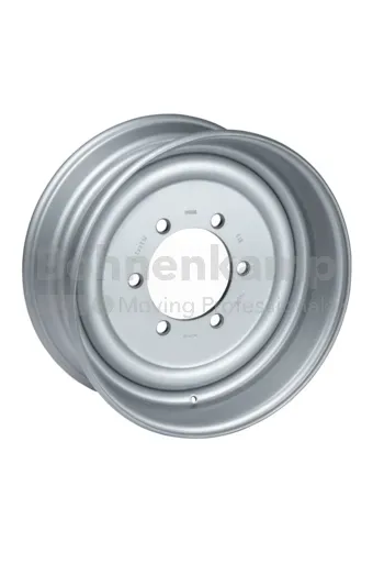 1x Rim 7.50 x 19.5, External Valve, Silver RAL9006