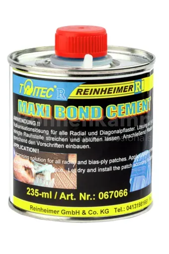 Vulkanisierflüssigkeit / Cement, blau