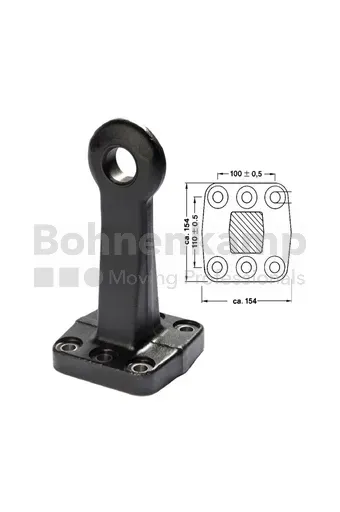 Flanschzugöse Typ 75, 40 mm Öse